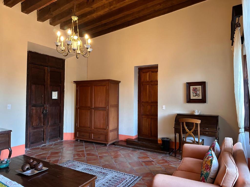Posezení v ubytování Santa Elena Hotel Boutique