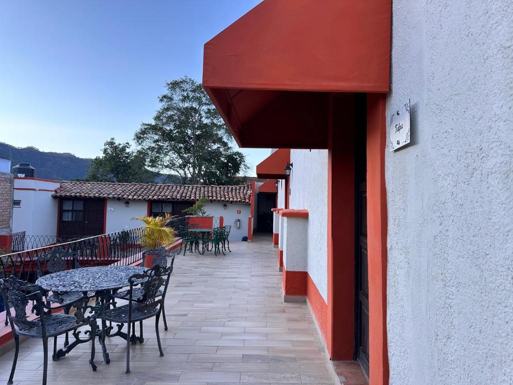 Balkón nebo terasa v ubytování Santa Elena Hotel Boutique