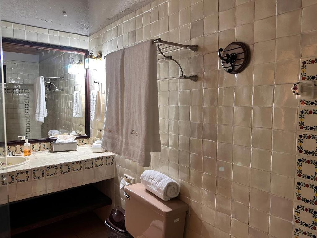 Koupelna v ubytování Santa Elena Hotel Boutique