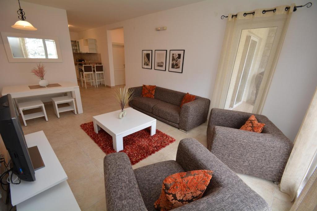 Posezení v ubytování Muo Apartments