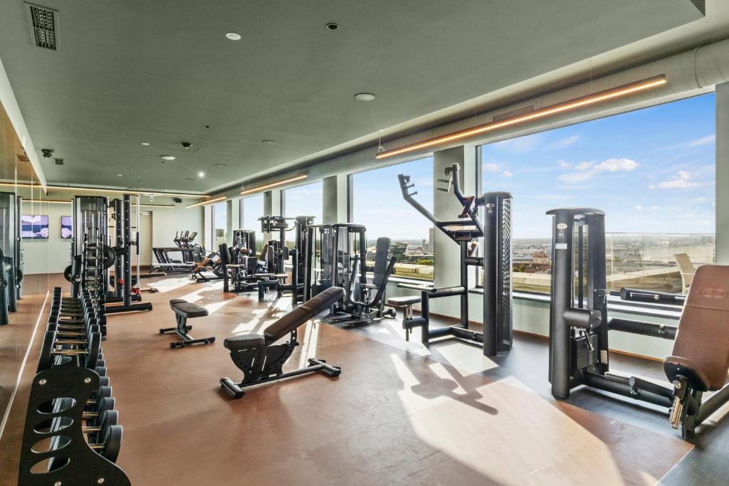 Fitness centrum a/nebo fitness zařízení v ubytování HANS-Y Apartments inklusive Outdoorpool & Bar