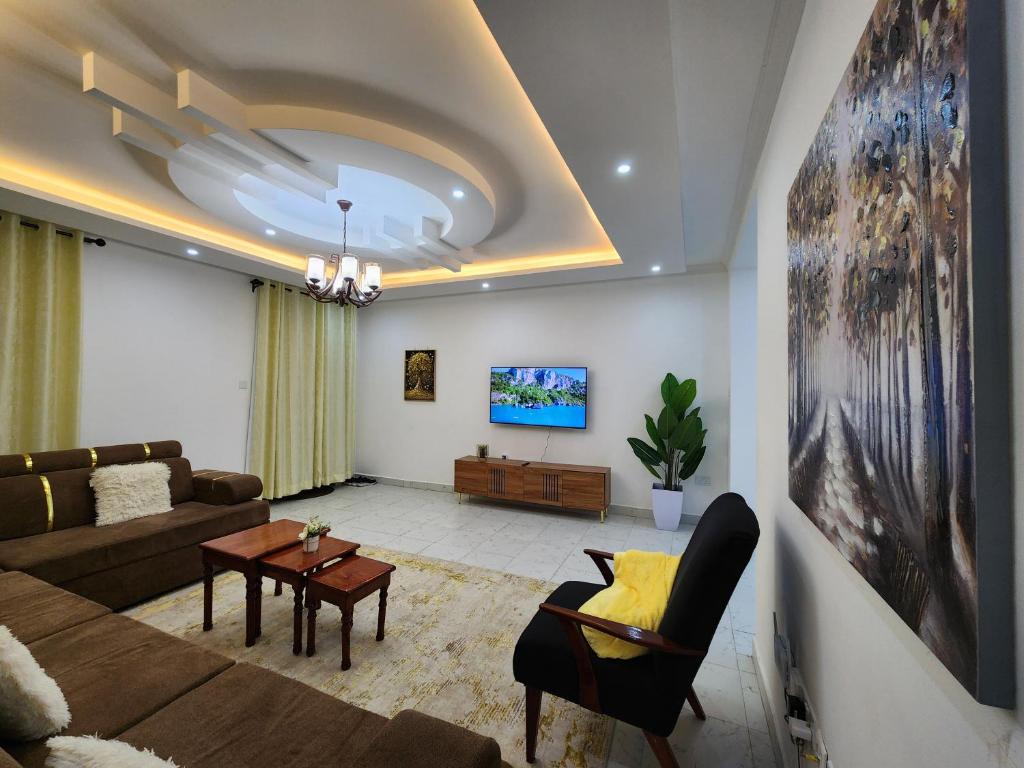 Posezení v ubytování Elysian Homes Villa Naivasha