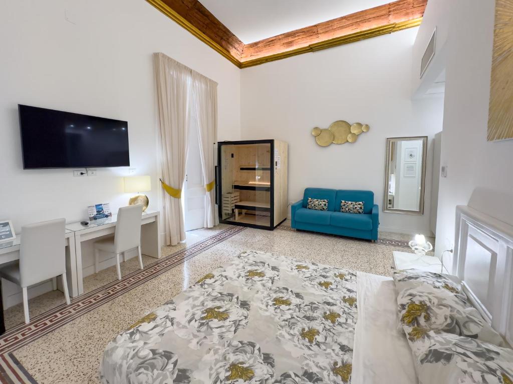 A bed or beds in a room at 1811 Residenza Storica