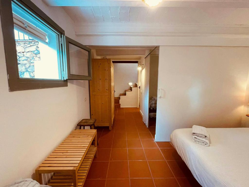 Posteľ alebo postele v izbe v ubytovaní T2 · Sunny duplex with garden 50m from beach