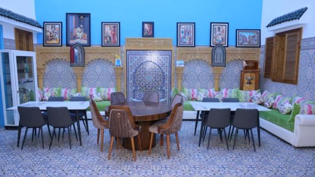 Posezení v ubytování Riad Sevilla