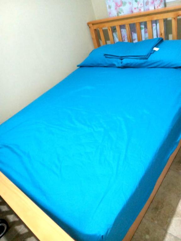 Postel nebo postele na pokoji v ubytování Casa Azul Miguel de la Borda