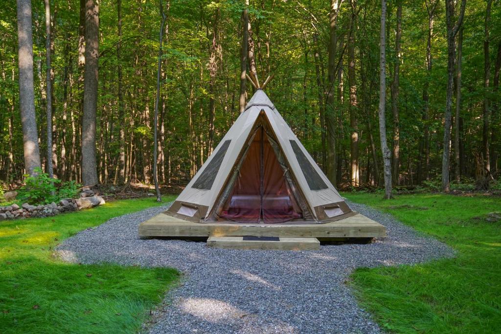 Zahrada ubytování Lenape at Moon Valley Campground