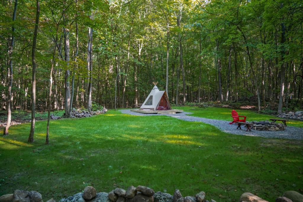 Zahrada ubytování Lenape at Moon Valley Campground