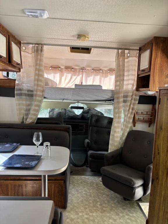 Posezení v ubytování Momotoh Camper