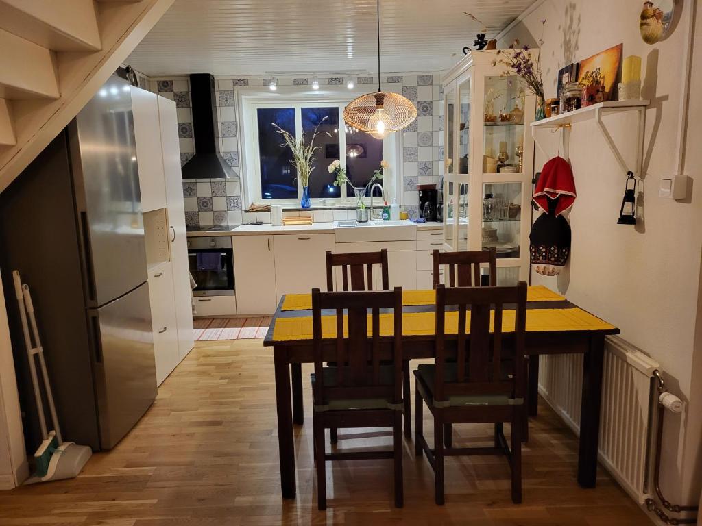 Kuchyň nebo kuchyňský kout v ubytování Sahlin - Kattarp
