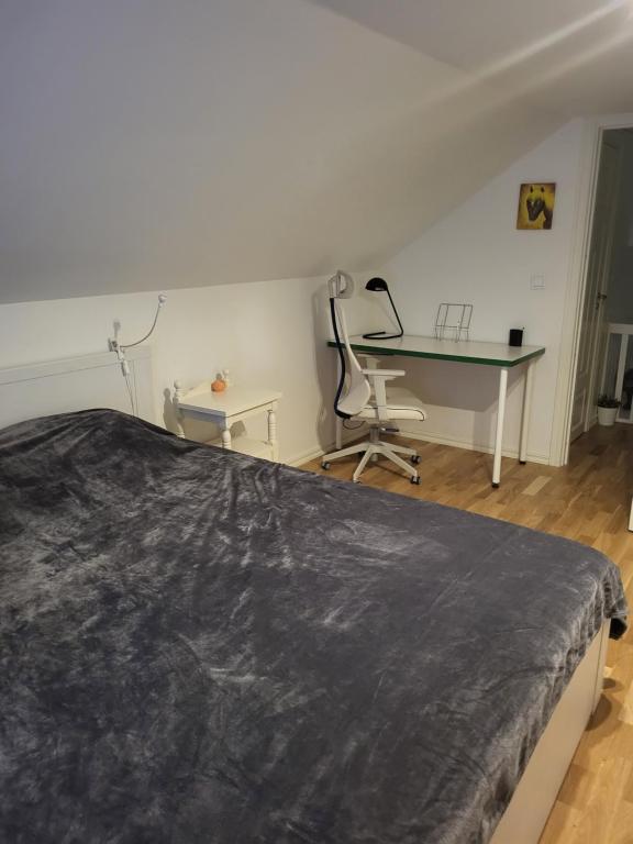 Postel nebo postele na pokoji v ubytování Sahlin - Kattarp