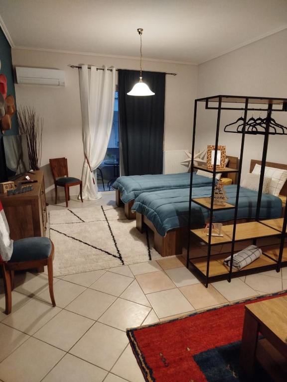 Posteľ alebo postele v izbe v ubytovaní Central Spacious Apartment 70sqm
