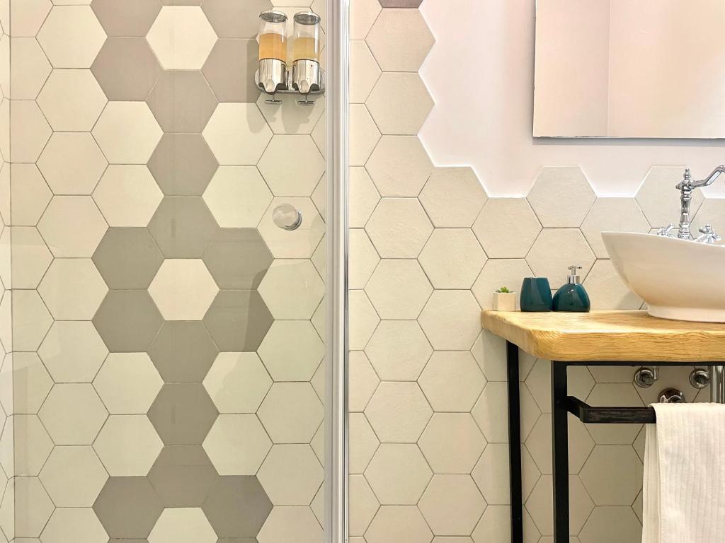 Koupelna v ubytování Le porte di Lecce Suites