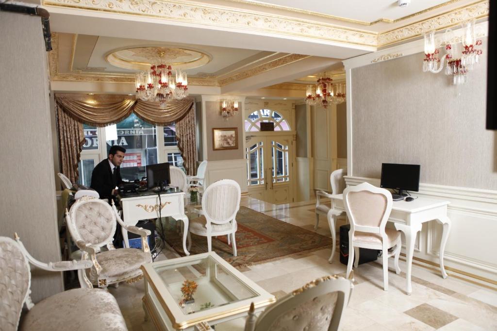 Posezení v ubytování Leyenda Boutıque Hotel