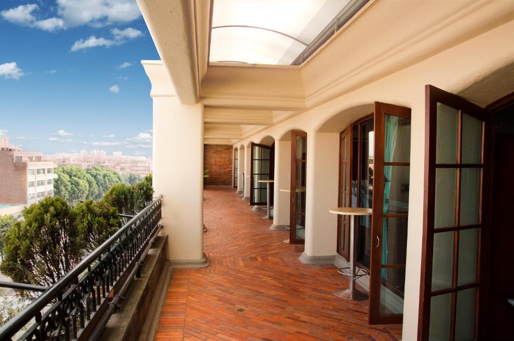Balkón nebo terasa v ubytování Hotel Dann Carlton Bogota