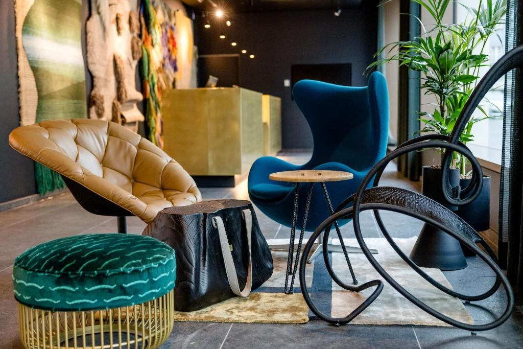 Motel One Antwerpにあるシーティングエリア