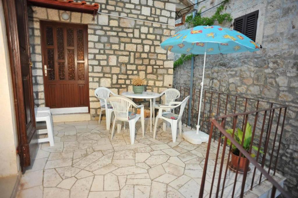 Patio nebo venkovní prostory v ubytování Apartments Piv