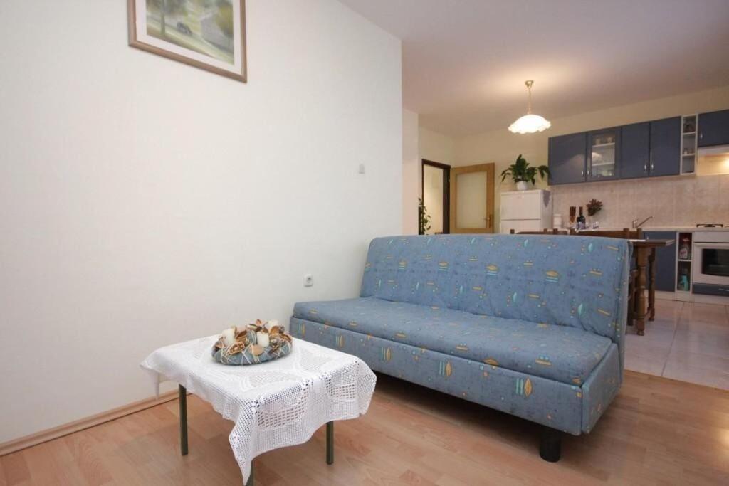 Kuchyň nebo kuchyňský kout v ubytování Apartments Zoki