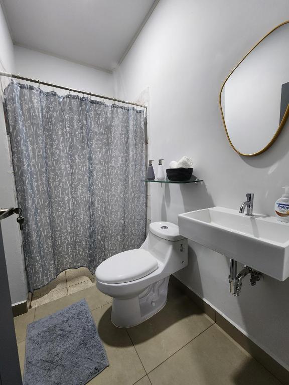 Koupelna v ubytování Estudio Premium en Comayagua