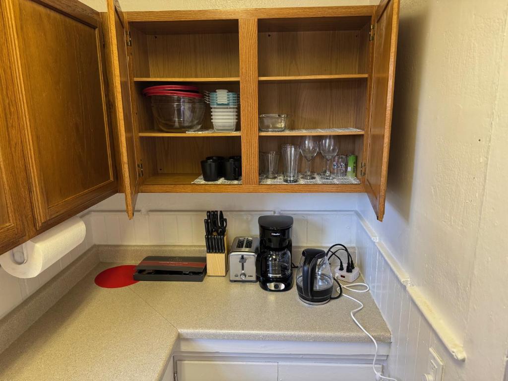 Kuchyň nebo kuchyňský kout v ubytování Midtown Hideaway 1 BR Nest