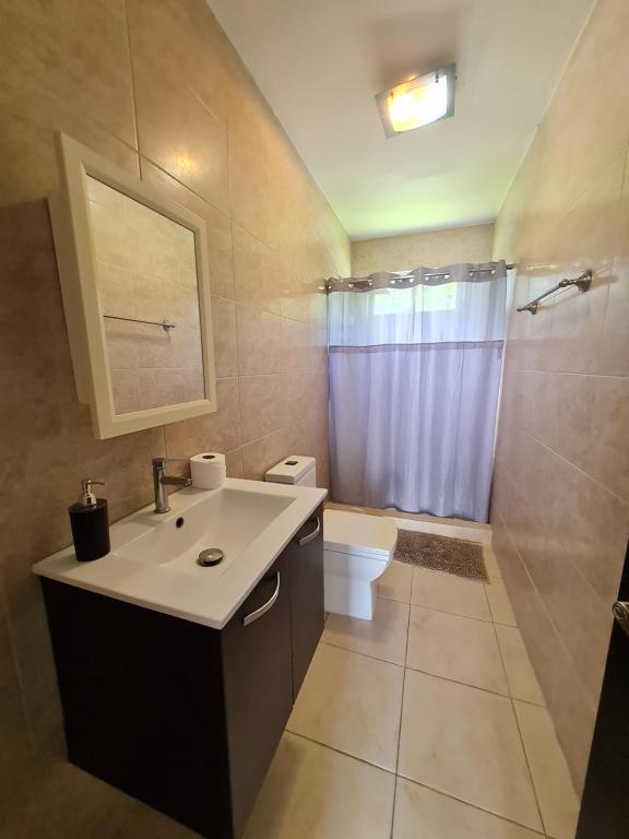 Koupelna v ubytování Relajante villa cerca de la playa