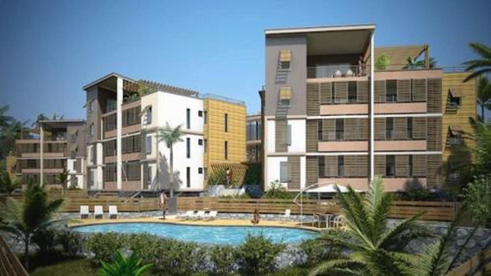 Bazén v ubytování Appartement bon standing vue mer nebo v jeho okolí