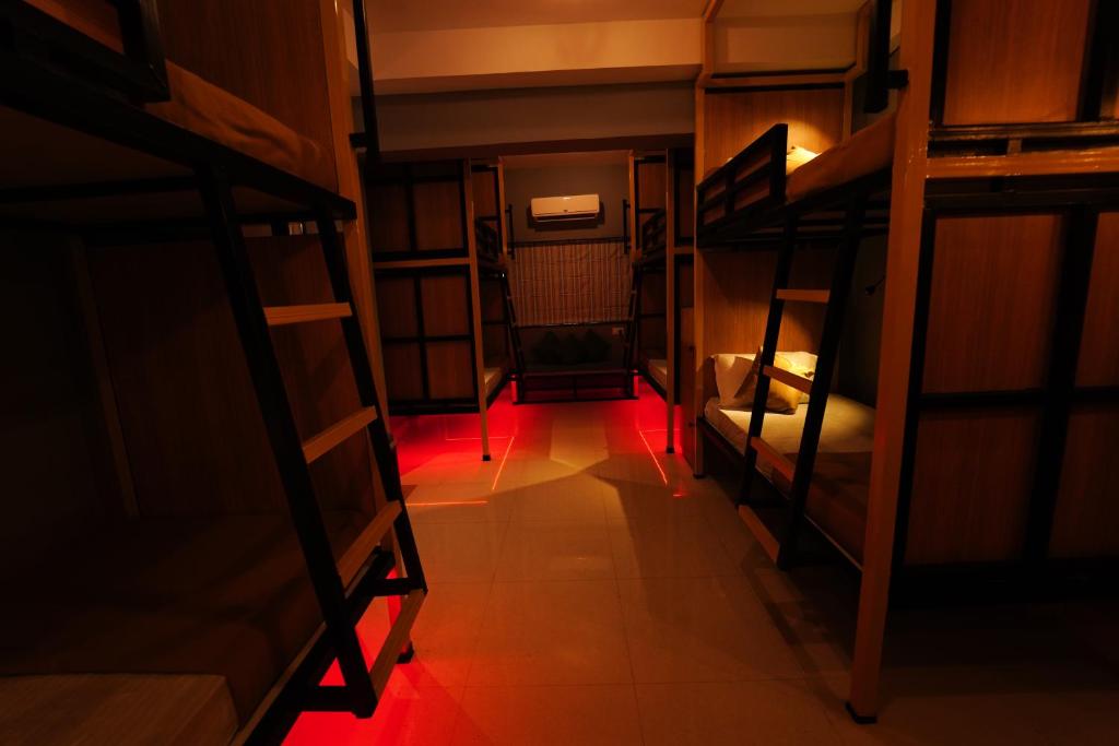 Postel nebo postele na pokoji v ubytování Vib O Stay