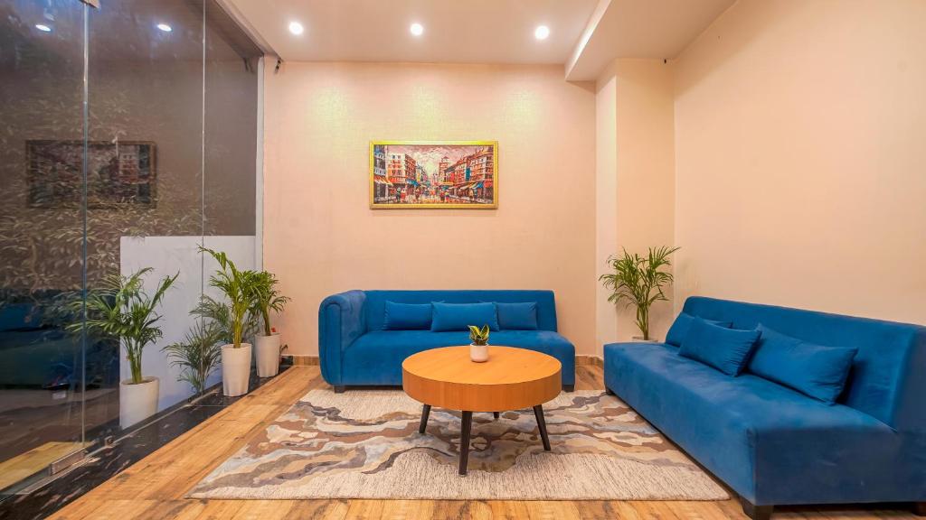 Posezení v ubytování Perfectstayz Premium Varanasi