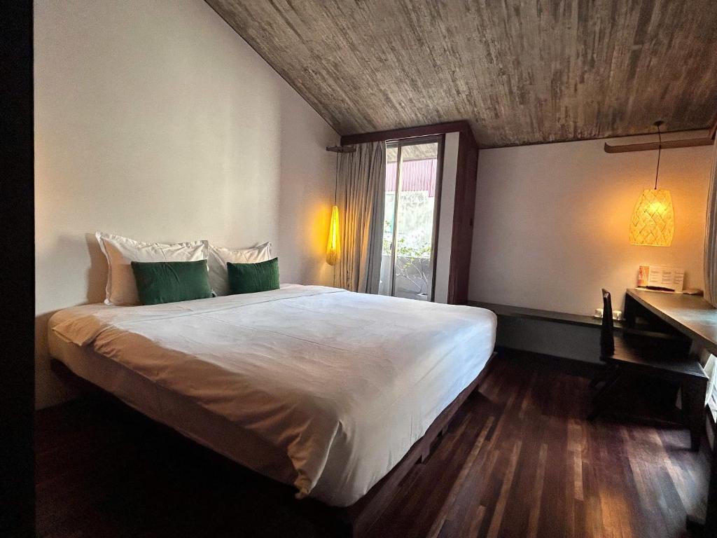 Postel nebo postele na pokoji v ubytování Concon house