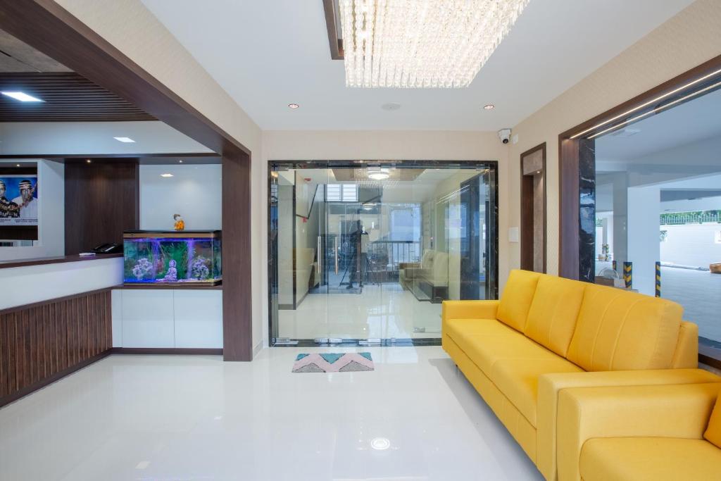 Posezení v ubytování Hotel PRM Aruna Archadia