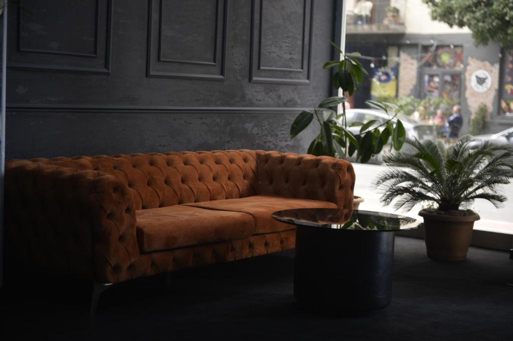 Posezení v ubytování Aura Boutique Hotel