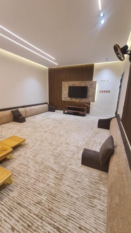 Posezení v ubytování Al Moltaqua Chalet