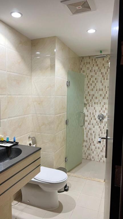 Koupelna v ubytování MBN ARTAMA Hotel