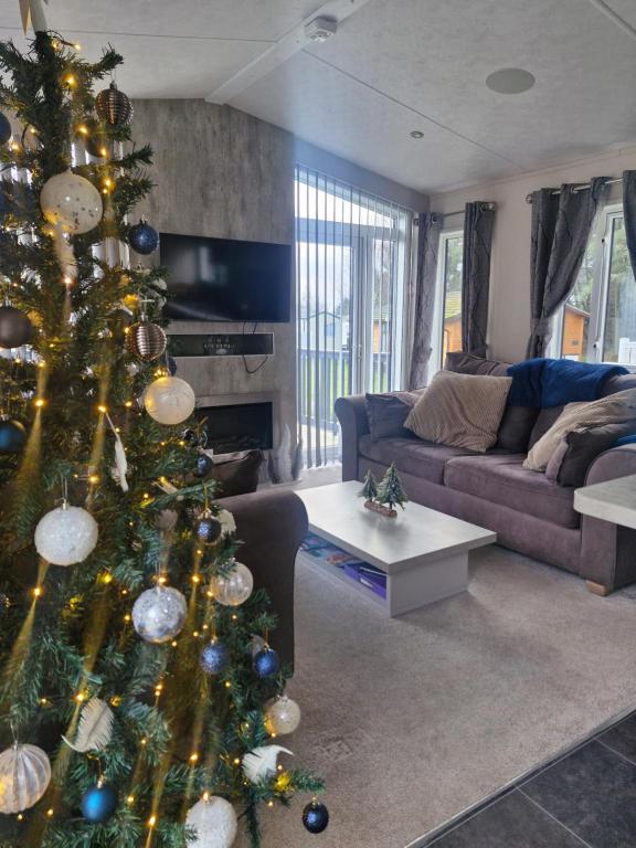 Posezení v ubytování Ash Retreat Hot Tub