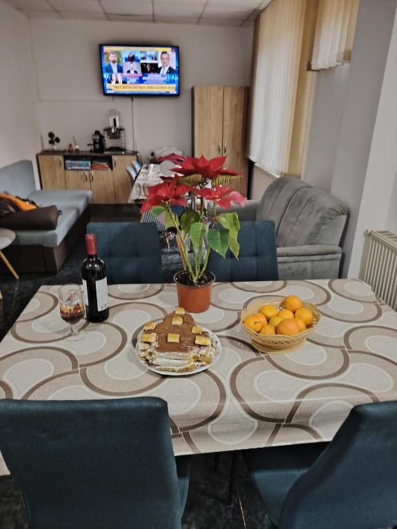 Posezení v ubytování Casa Rosa