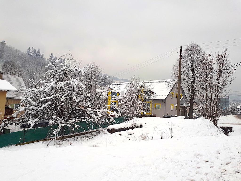 Dvojizbový Útulný Apartmán Oščadnica v zime