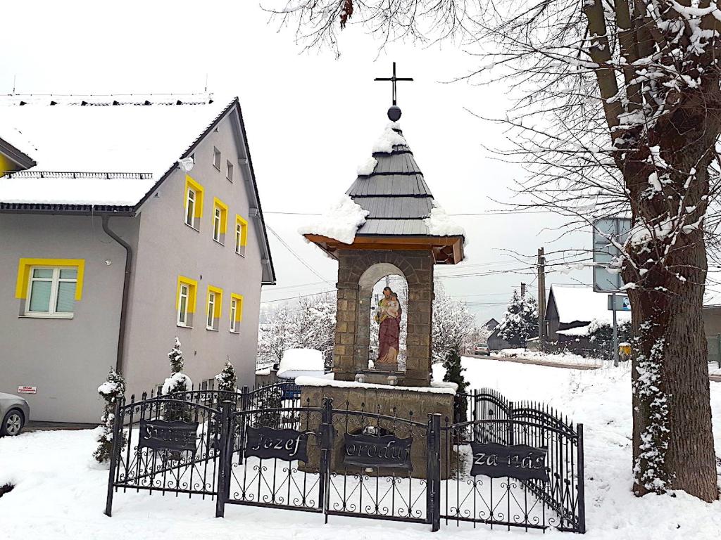 Dvojizbový Útulný Apartmán Oščadnica v zime