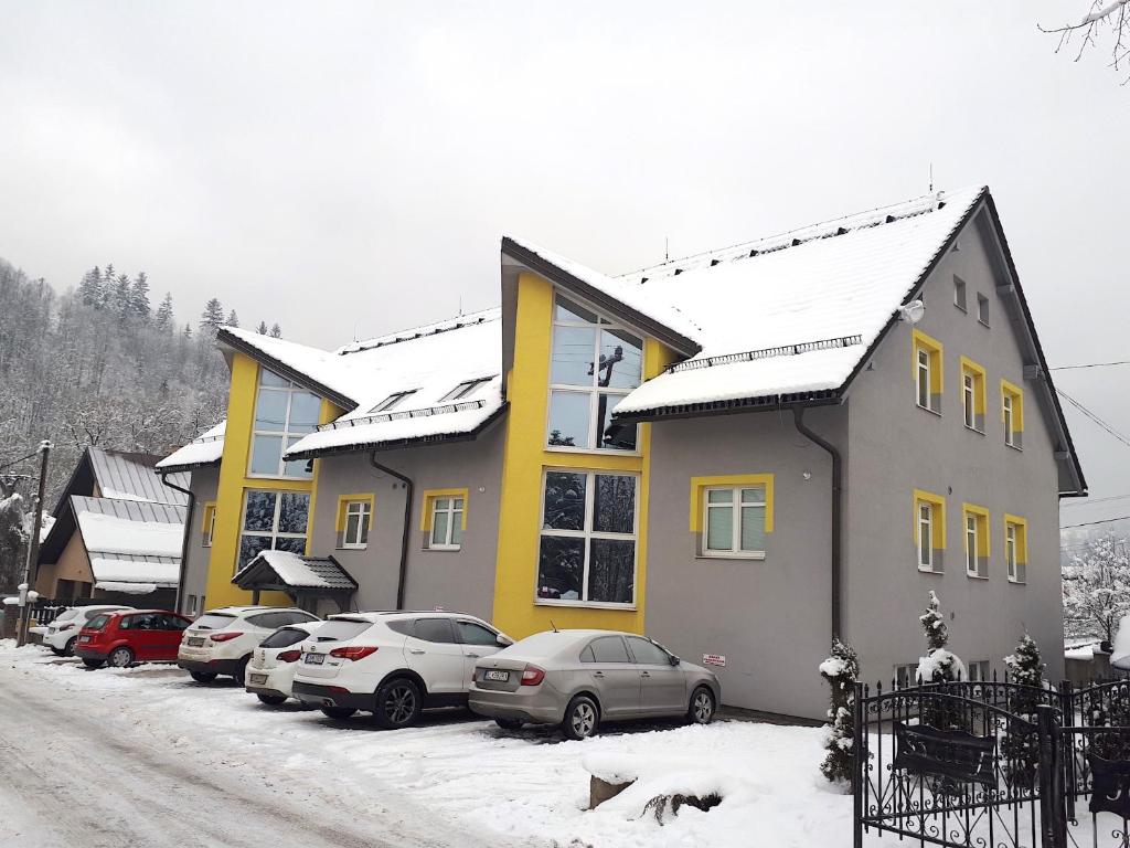 Dvojizbový Útulný Apartmán Oščadnica v zime