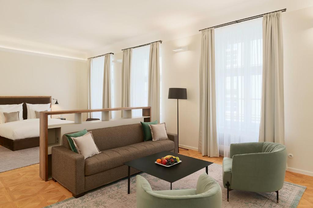 Posezení v ubytování Hotel CUBE Prague