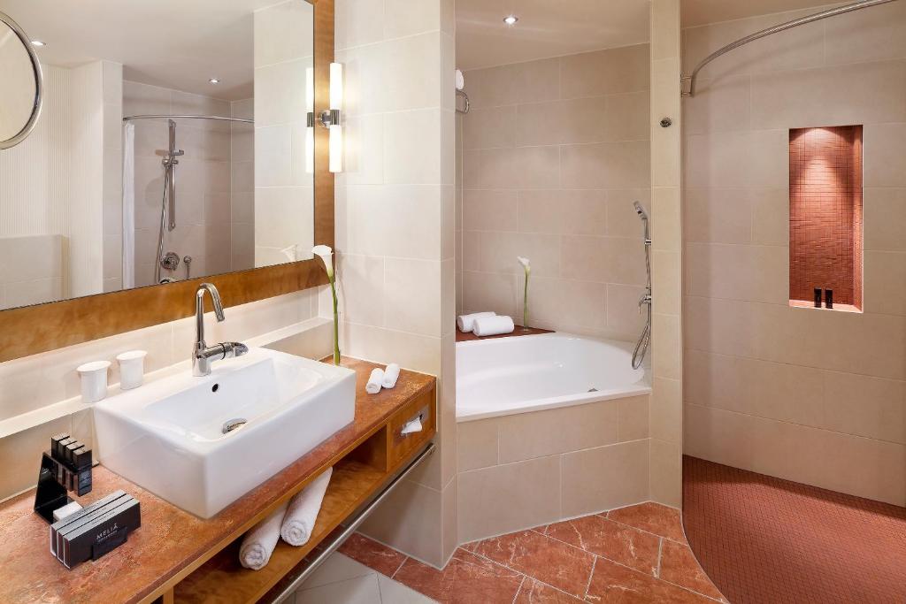 Koupelna v ubytování Meliá Berlin