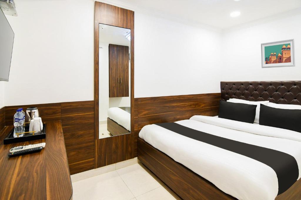 Postel nebo postele na pokoji v ubytování Super Hotel O Eminent Hotel
