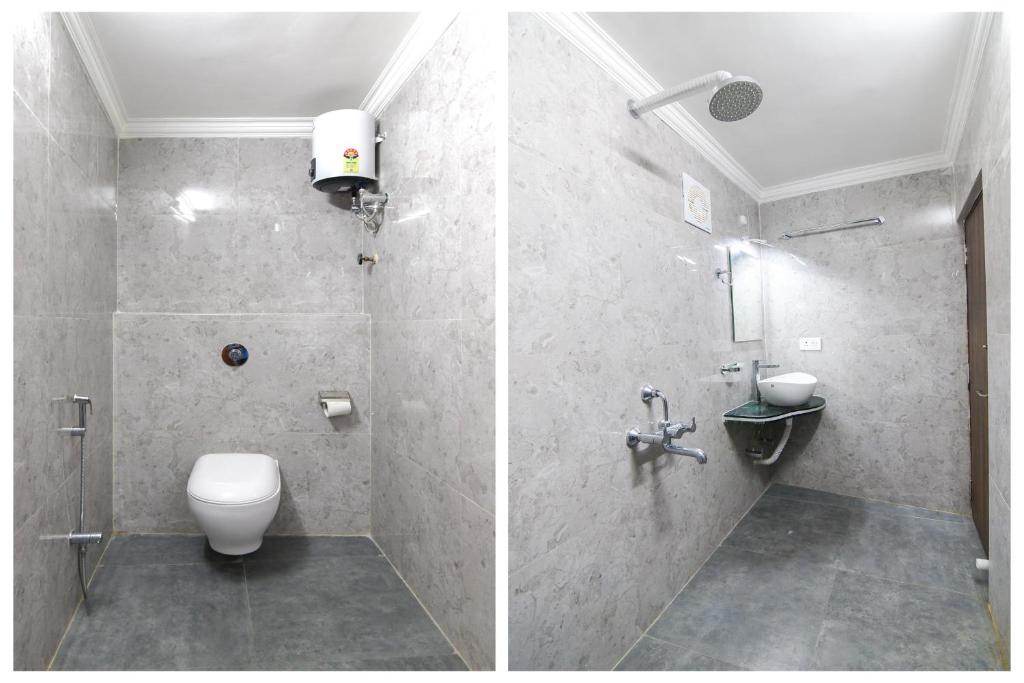 Koupelna v ubytování Super Hotel O Eminent Hotel