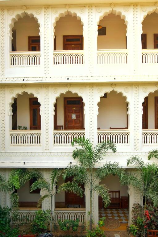 Balkón nebo terasa v ubytování Banana Hostel Pushkar