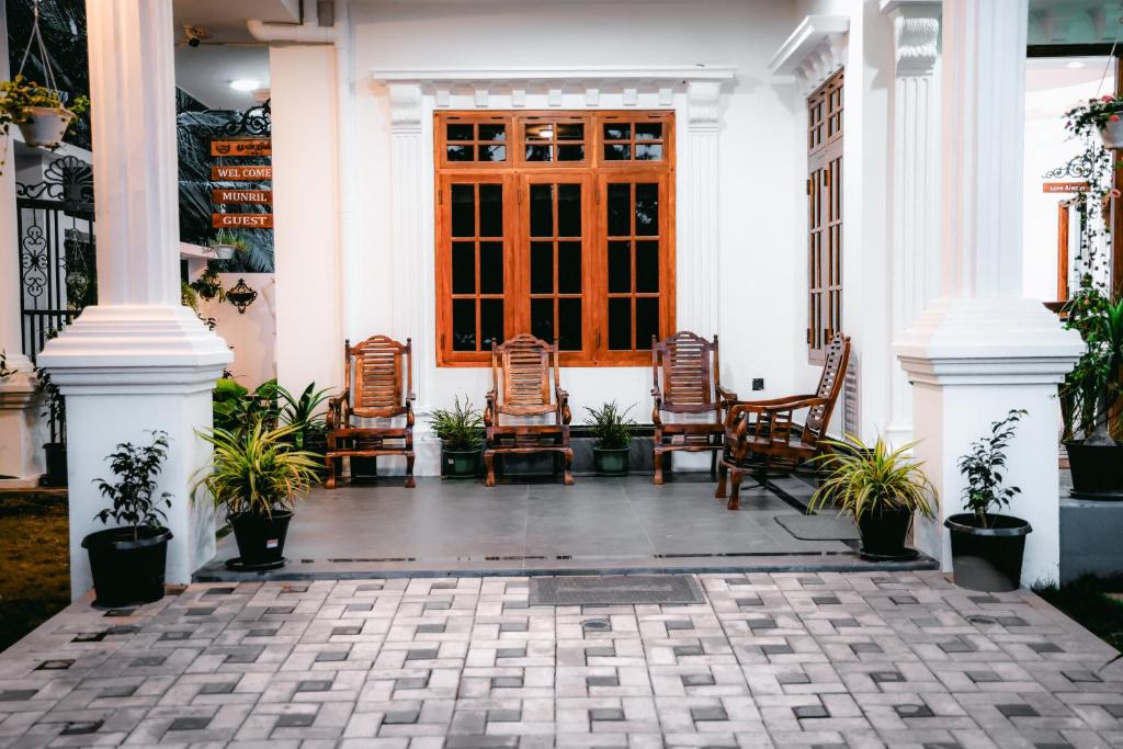 Patio nebo venkovní prostory v ubytování Munril Guest