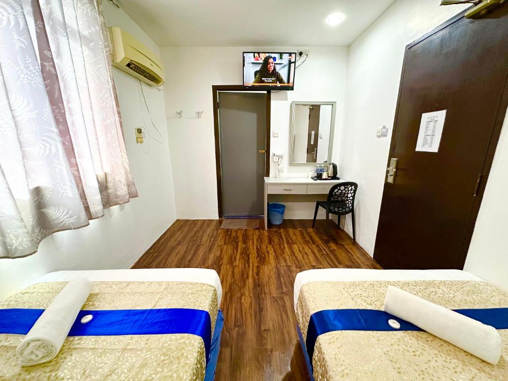 Postel nebo postele na pokoji v ubytování Park Hotel