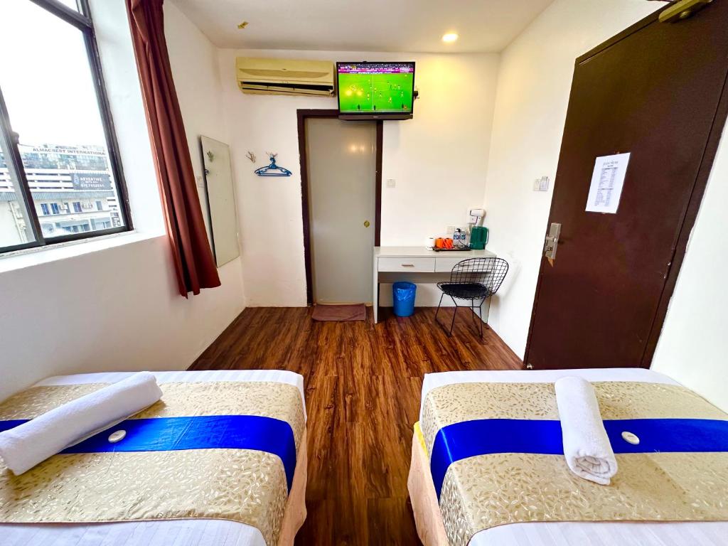 Postel nebo postele na pokoji v ubytování Park Hotel