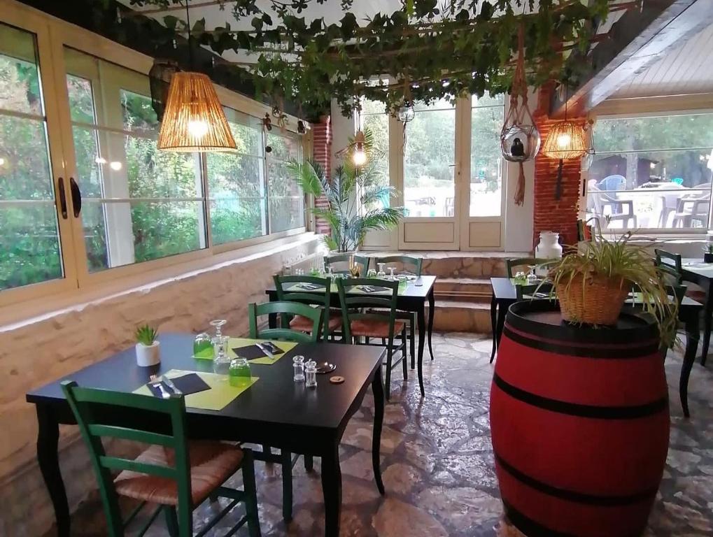 Restaurace v ubytování Auberge du botaniste