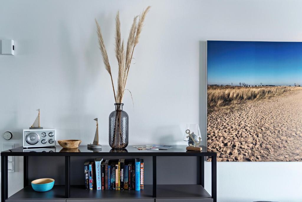 Fotografie z fotogalerie ubytování Schleivilla Hafenmeister by Seeblick Ferien ORO, Wasserbett, Billardtisch,Kamin,Sauna v destinaci Olpenitz