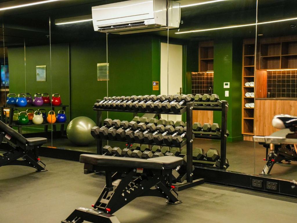 Fitness centrum a/nebo fitness zařízení v ubytování Peppers Gladstone