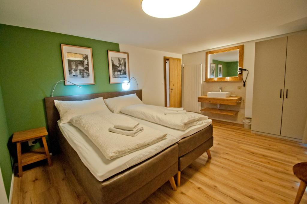Postel nebo postele na pokoji v ubytování Chalet Aeschhorn